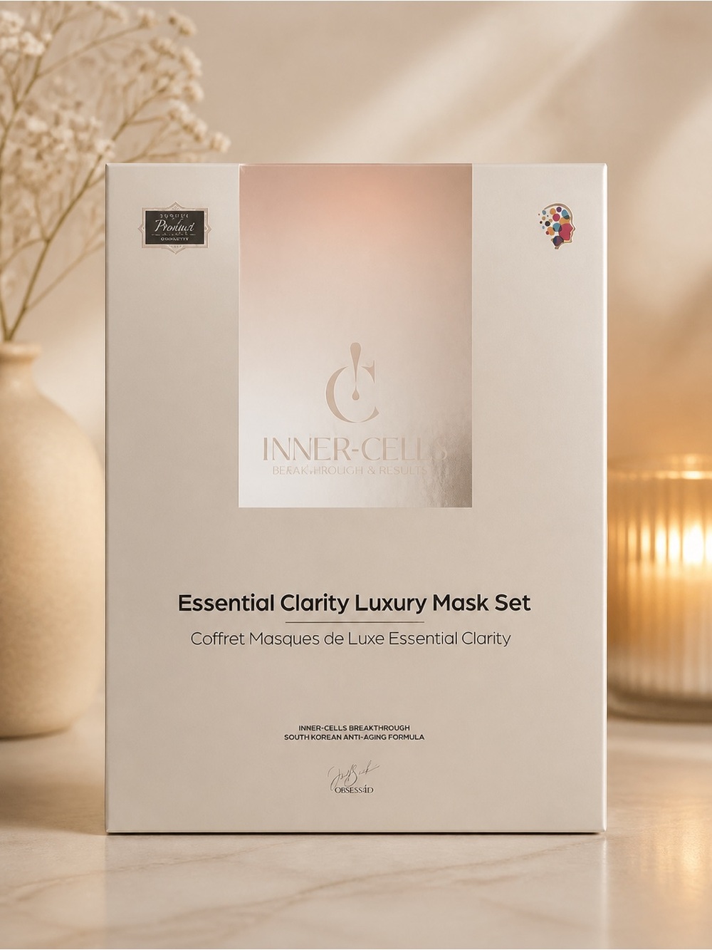Essential Clarity Luxury Mask Set - Cream